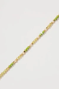 Deb Two Tone Glass Bead Strand Necklace