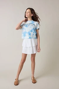 Hello Franki Maui Tie Dye Cropped T-Shirt for girls