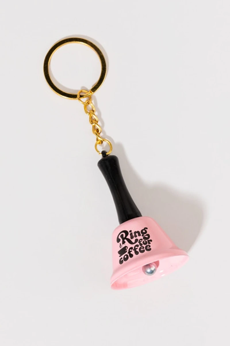 Ring For Coffee Key Ring
