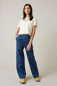 Hello Franki Palm Beach Short Sleeve Cropped T-Shirt for girls
