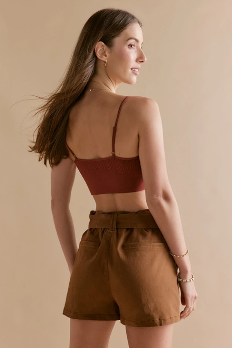 Lorena Utility Belted Shorts