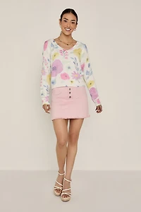 Catherine Denim Mini Skirt