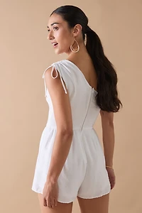 Emilia One Tie Shoulder Strap Romper