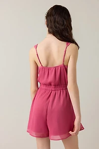 Hello Franki Sleeveless Godet Romper for girls