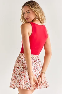 yummi by francesca's Crew Neck Bodysuit