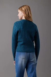 Hello Franki Mock Neck Sweater for girls