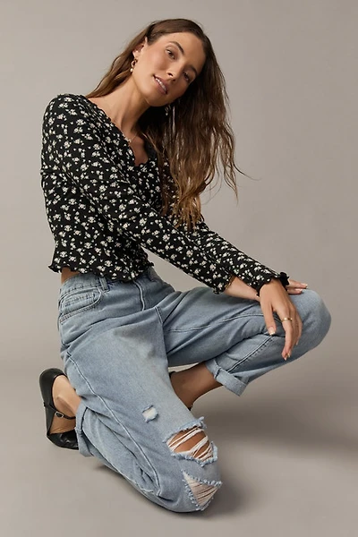 Wilma Floral Rib Top