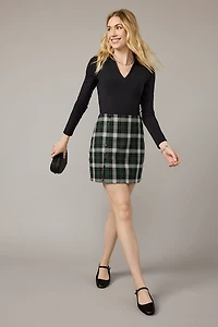yummi by francesca's V Neck Polo Bodysuit