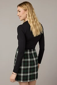 yummi by francesca's V Neck Polo Bodysuit
