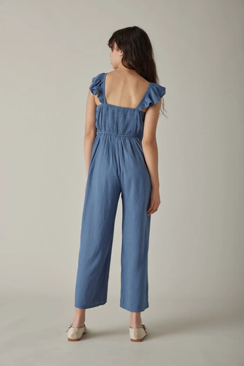 Hello Franki Ruffle Sleeve Jumpsuit for Girls