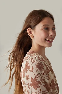 Hello Franki Floral Romper for Girls