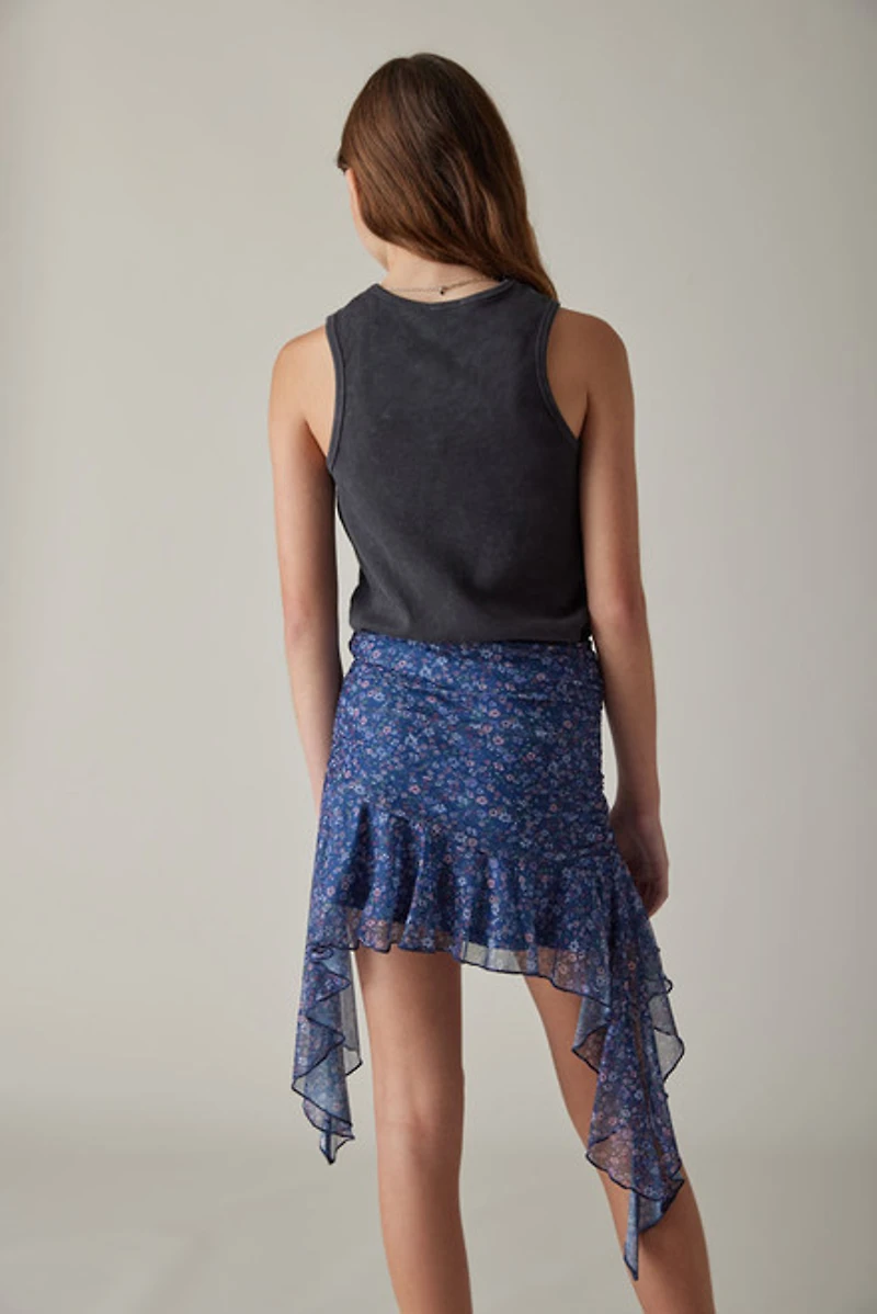 Hello Franki Aysemmetrical Ruffle Skirt for Girls