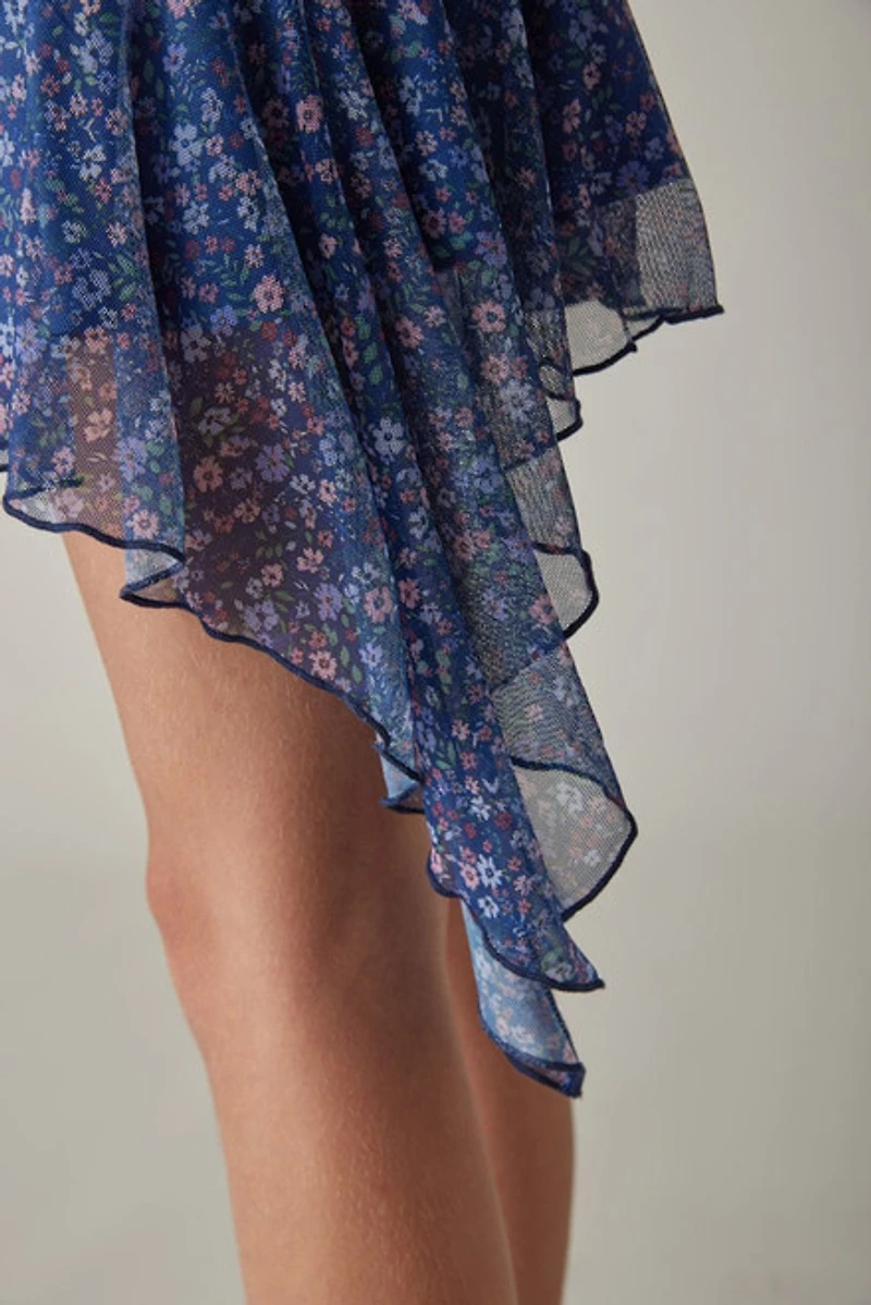 Hello Franki Aysemmetrical Ruffle Skirt for Girls