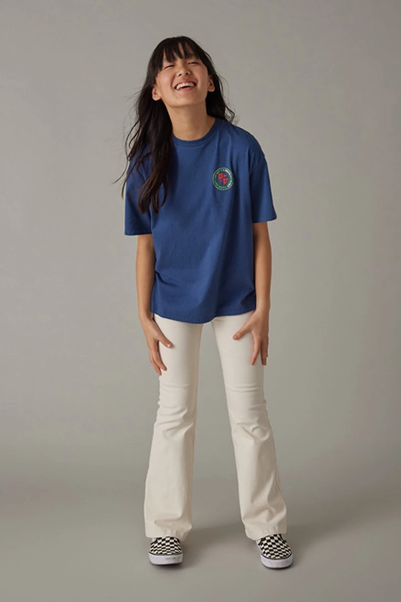Hello Franki Rowing Oversized Graphic Tee for Girls