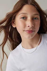 Hello Franki Retro Rib Tee for Girls