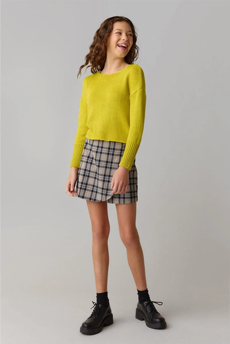 Hello Franki Twist Back Bar Sweater for girls
