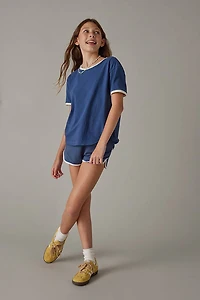 Hello Franki Short Sleeve Ringer T-Shirt for girls