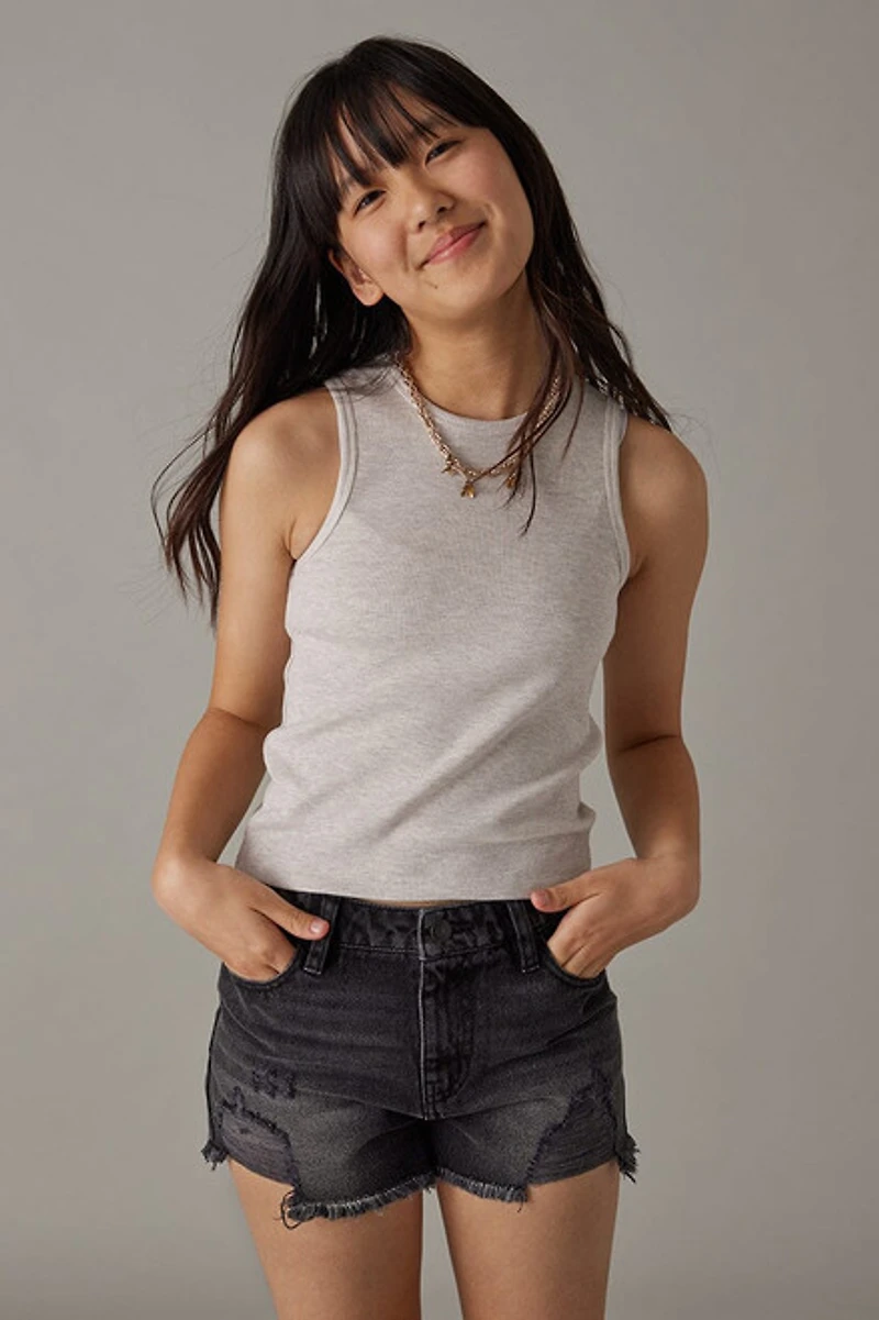 Hello Franki Retro Rib Tank for girls