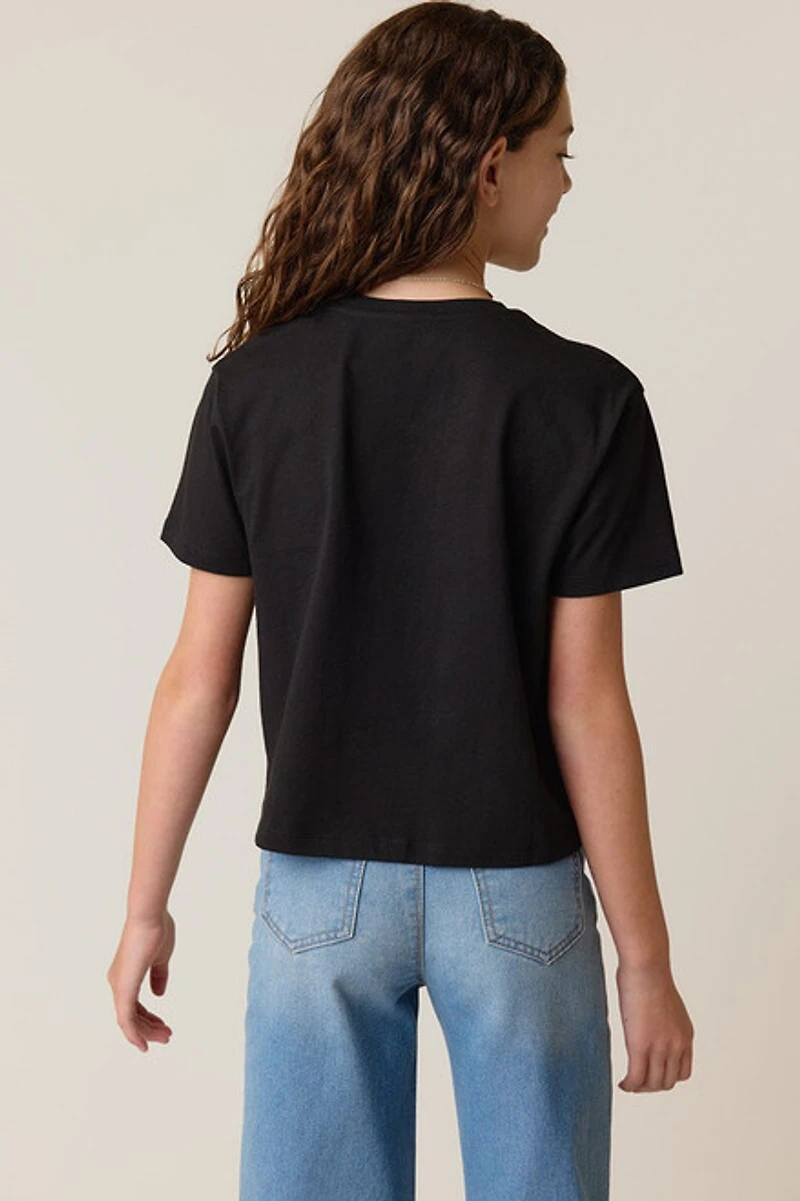 Hello Franki Frenchie Fry Graphic Tee for girls