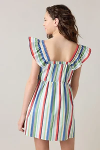 Hello Franki Flutter Sleeve Tiered Tank Dress for girls