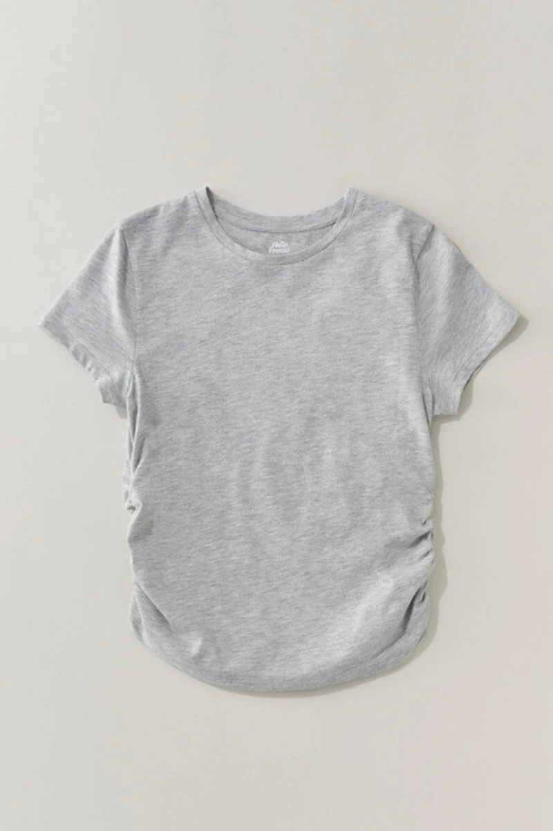 Hello Franki Short Sleeve Cinched Side T-Shirt for girls
