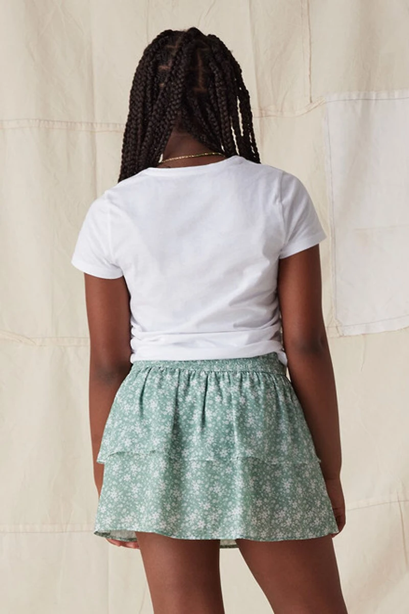 Hello Franki Short Sleeve Cinched Side T-Shirt for girls