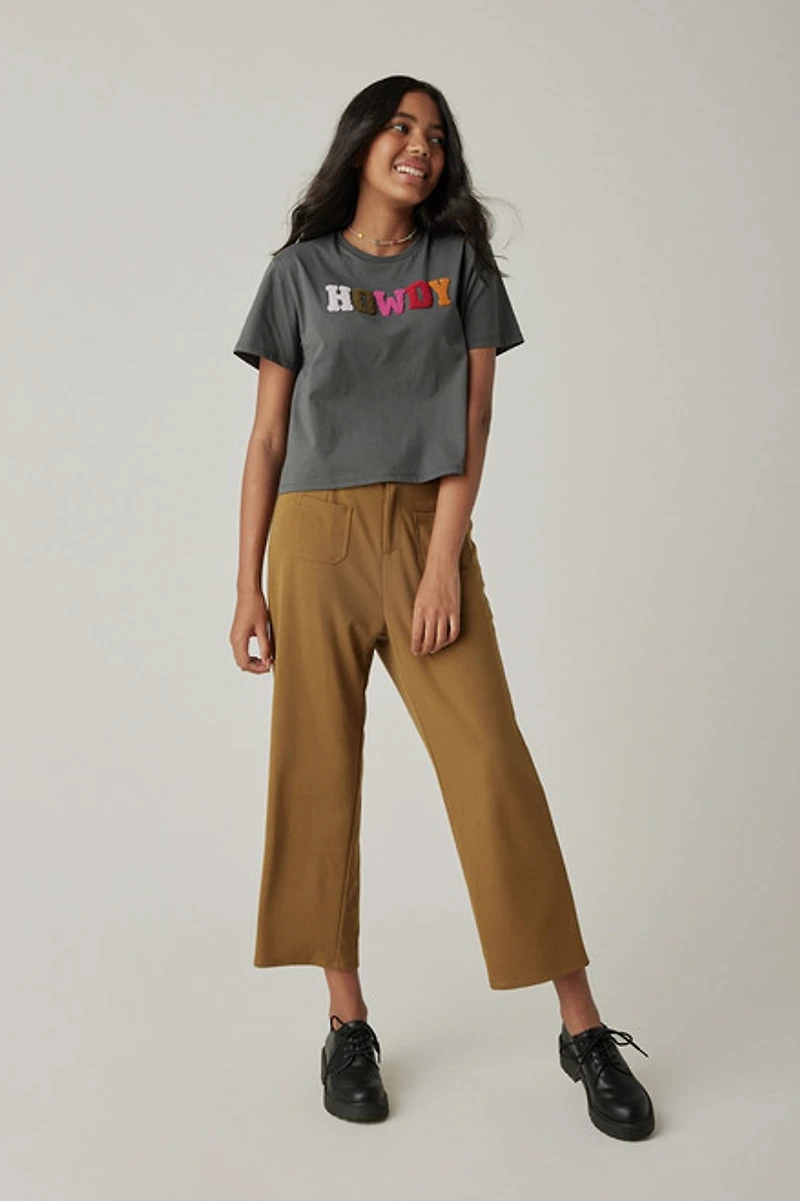 Hello Franki Fuzzy Howdy Tee for girls