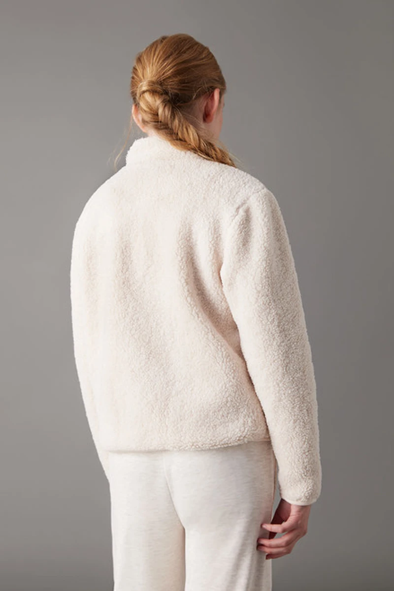Hello Franki Sherpa Zip Front Jacket for girls