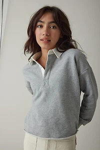 Hello Franki Cutoff French Terry Sweatshirt for girls