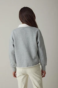 Hello Franki Cutoff French Terry Sweatshirt for girls