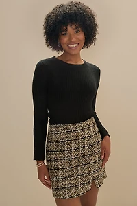 Jasmine Long Sleeve Ribbed Pullover Sweater