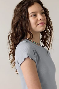 Hello Franki Everly Lettuce Edge  T-Shirt for girls