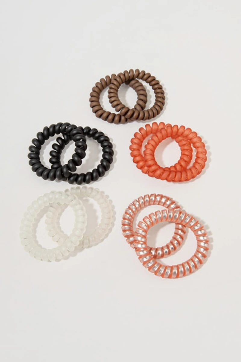 Wendy Coil Ponytail Holder Pack