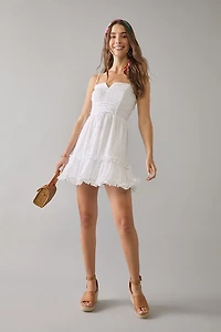 Darlene Waisted Mini Dress