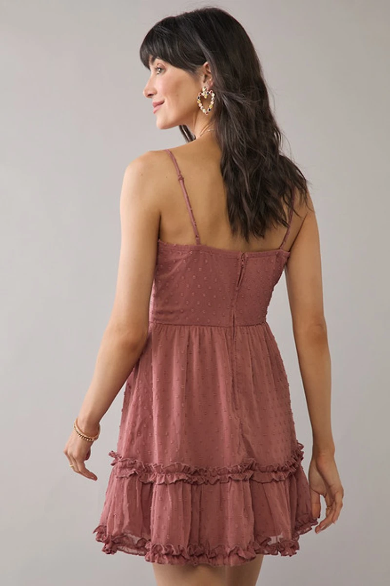 Darlene Waisted Mini Dress