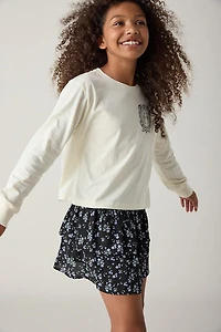Hello Franki Mira Smocked Ruffle Skort for Girls