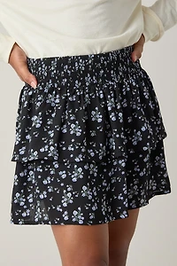 Hello Franki Mira Smocked Ruffle Skort for Girls