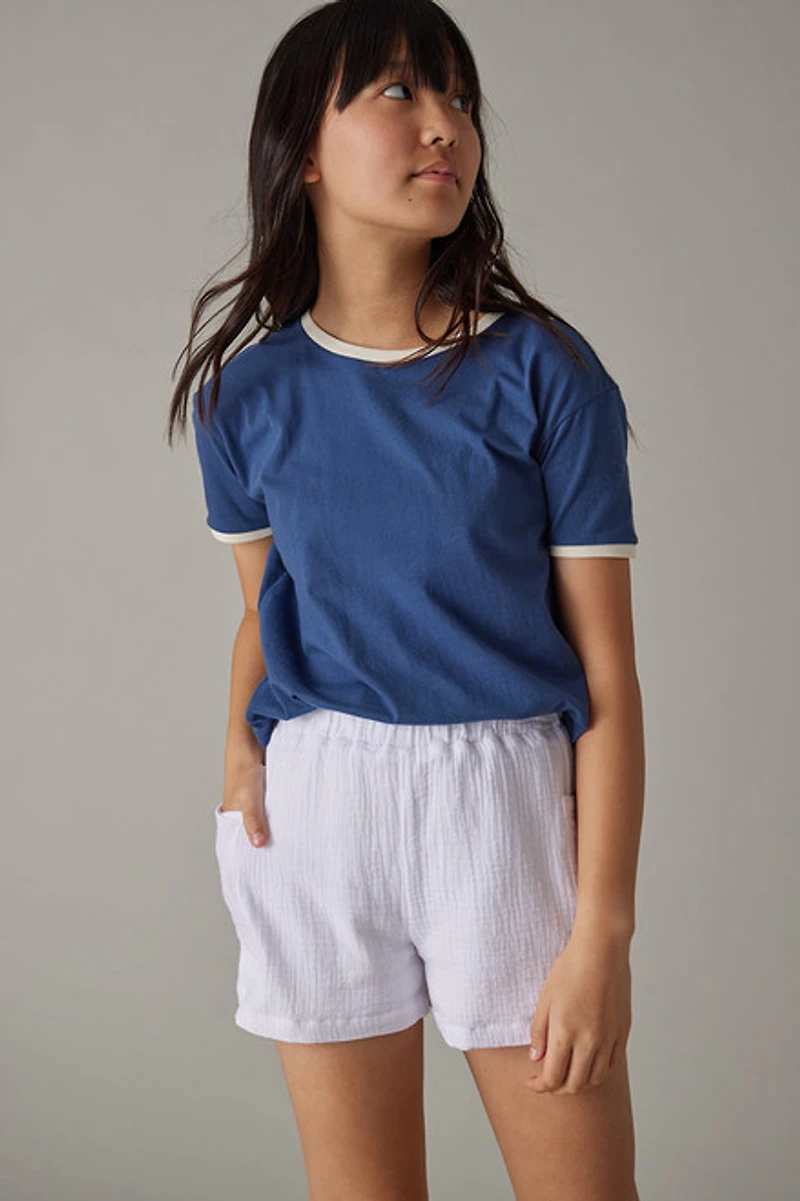 Hello Franki Paperbag Gauze Short for girls