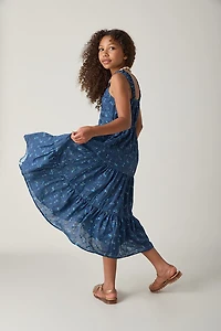 Hello Franki Floral Empire Waist Midi Dress for girls