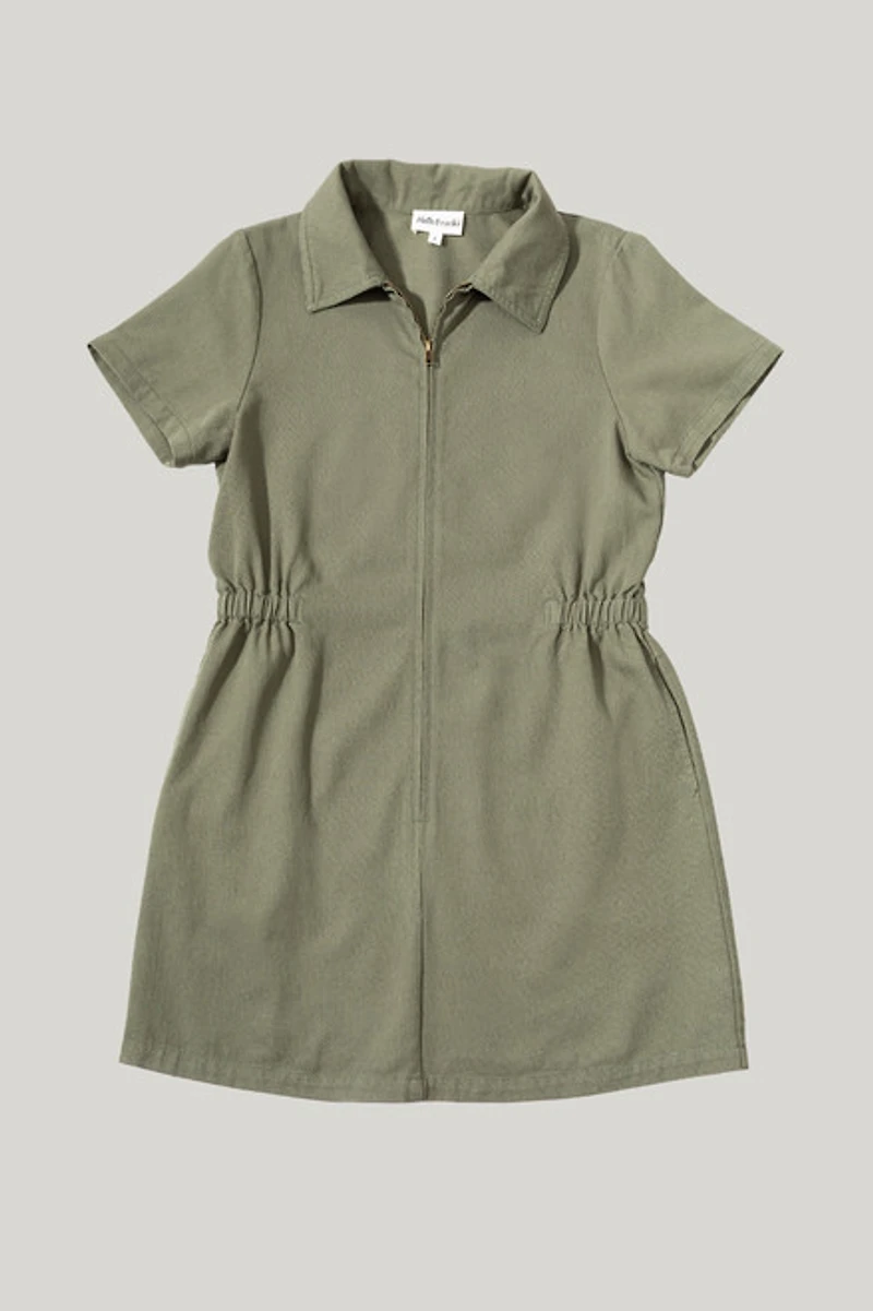 Hello Franki Short Sleeve Utlility Dress for girls