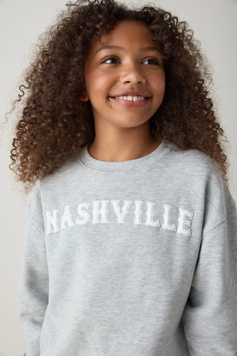 Hello Franki Nashville Sweatshirt for Girls