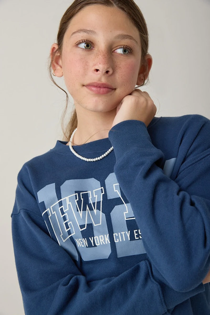 Hello Franki New York Sweatshirt for Girls