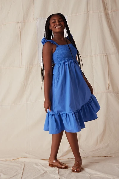 Hello Franki Flutter Sleeve Bar Back Dress for girls