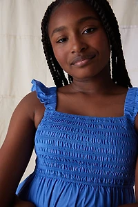 Hello Franki Flutter Sleeve Bar Back Dress for girls