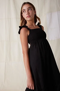 Hello Franki Flutter Sleeve Bar Back Dress for girls