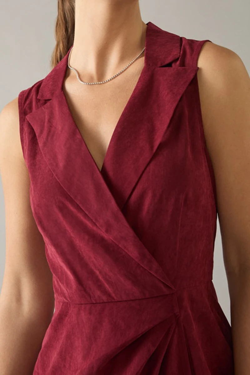 Ava Suede Utility Mini Dress