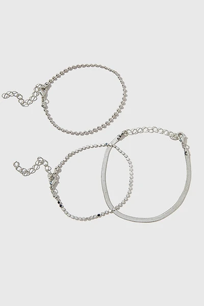 Terrie Snake Coin Stainless Steel Bracelet Set