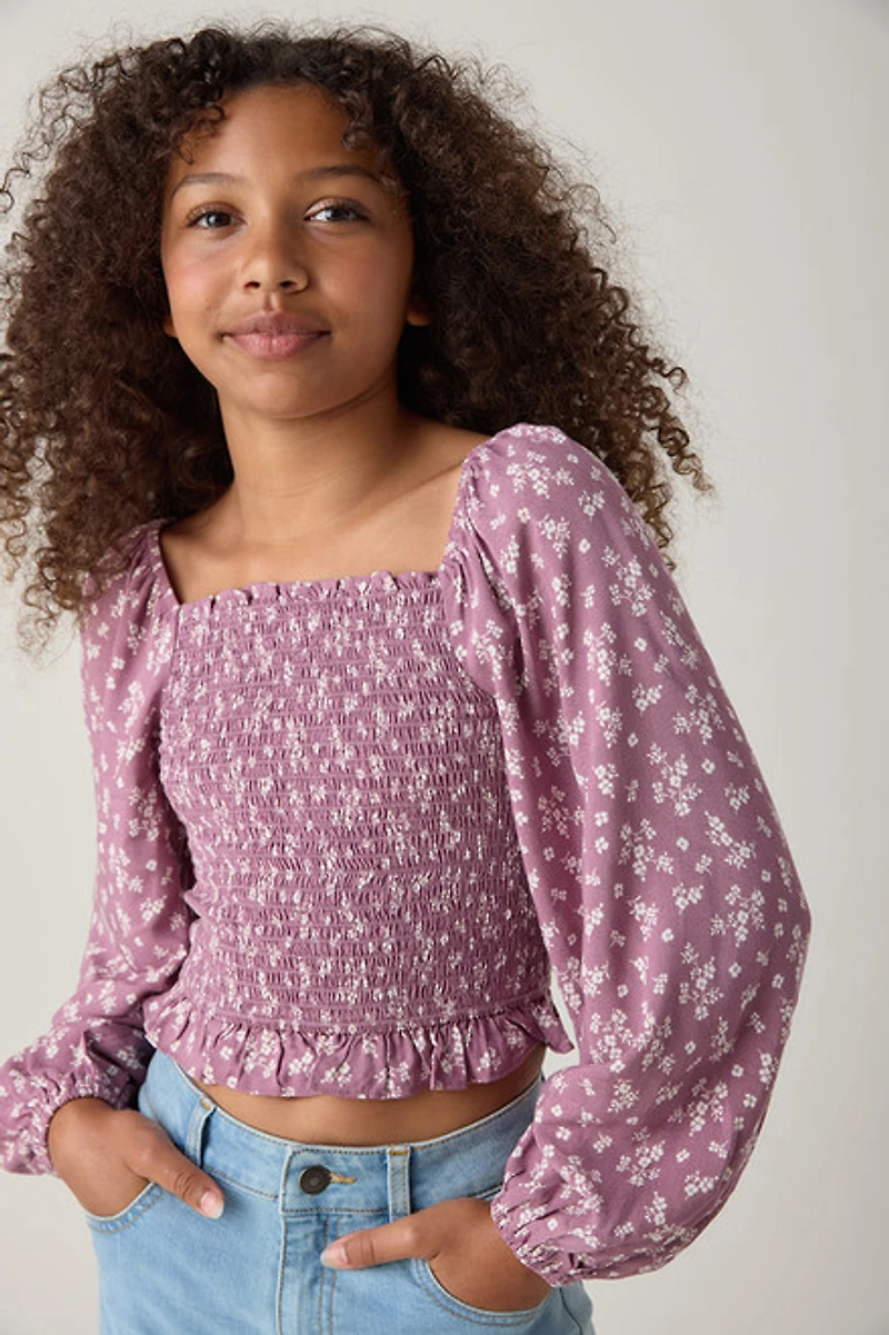 Hello Franki Floral Katherine Blouse for Girls