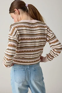 Hello Franki Multi Striped Sweater for Girls