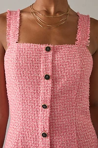 Nikki Tweed Shift Mini Dress